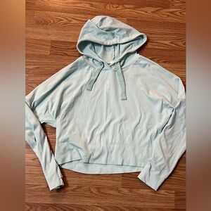 Gymshark Sky Blue Cropped Sweatshirt